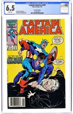 Captain America #325 Newsstand - 1987 - CGC 6.5 - Mike Zeck & John Beatty picture