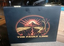 WILDFIRE THE FAULT LINE EMPTY CIGAR BOX 8 3/4 X 6 5/8 X 1 1/4 picture
