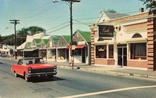 Dennis Port Main Street Cape Cod Mass. Pier II Diner Postcard AL-1 picture