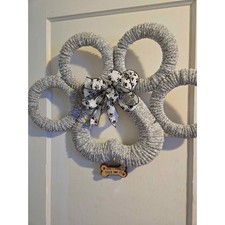 Home is where your dog is wall hanging homemade 28