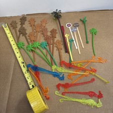 30+ Tiki Bar Swizzle Stick Trader Vic's Beatnik Other Bars Lot Vtg Vintage picture