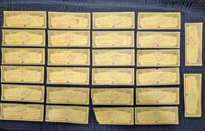 1914 Bank of Rutledge Georgia Dividends SEQUENTIAL #298-324 Vintage Lot of 26 picture