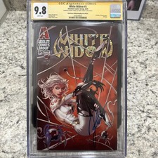 White Widow #5 Variant 9.8 Signed By Benny Powell And Jamie Tyndall. picture