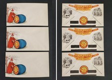 c.1910s antique DICKINSON’S WITCH HAZEL essex ct 3pc ENVELOPES halloween ad LOT picture