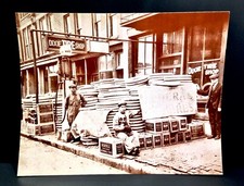 Vintage 1920's Style Federal Tire Shop W/ Visible Gas Pump 11x14 Photo LOOK READ picture