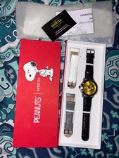 Invicta Woodstock Peanuts 48mm Quartz 38638 Watch 3 Band Set 467/3000 LE New Box picture