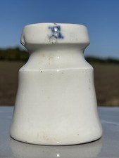 Pre-1900s Imperial Russia Porcelain Insulator Ink-Marked E.(EMELYANOVA) picture