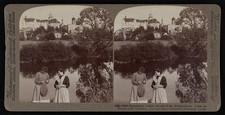 Photo:Sigmaringen Castle Germany 1900s Danube River Stereoscopic View picture