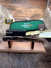 2002 Buck 532 BuckLock Guitar Knife With Rosewood Handles MOP Inserts Mint Box picture