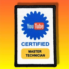 Youtube Certified Master Technician Morale Patch / Military ARMY Tactical 150 picture