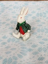 Vintage Hantel Pewter Alice in Wonderland's White Rabbit Articulated Miniature picture