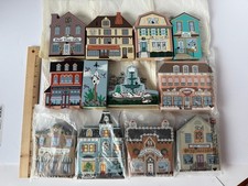 The Cats Meow Village Twelve Days Of Christmas Complete Set Vintage 2000 Faline picture
