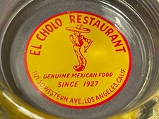 Very Rare Vintage 1940/50s El Cholo Mexican Restaurant Ashtray L.A. California picture