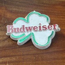 Budweiser Shamrock Vintage Lapel Pin picture