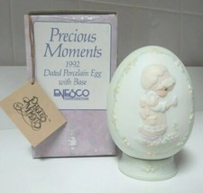 Precious Moments We Are God's Workmanship Easter Egg 1992 Limited Edition 525960 picture