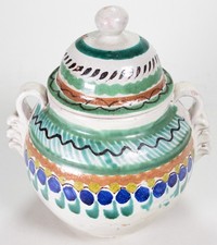 Vintage Gorky Gonzalez Guanajuato Mexican Majolica Ginger Jar picture