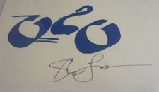 Steven Lisberger signed autographed 5x7 sketch PSA authentic writer Disney Tron picture