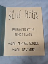 1949 THE BLUE BOOK Virgil Central School. Virgil NY picture