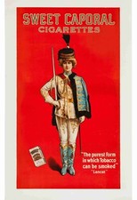 Sweet Caporal Cigarettes 1915 Vintage Advertising Poster 12  x 18
