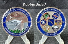 92nd Operations Group Fairchild AFB Commander Challenge Coin 4#F picture