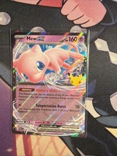 Pokémon TCG Mew ex 066/128 30th Celebration Full Art Holo Double Rare Eng 2024 picture