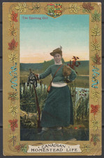 1909 ~ Canada ~ Cartwright ~ The Sporting Girl & Rifle ~ Canadian Homestead Life picture