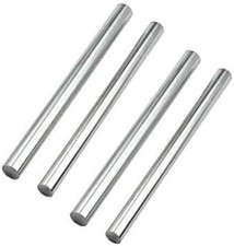 4 Pcs Pure Zinc Rod 100mm x 10mm High Purity Round Anode Bar Electroplating picture