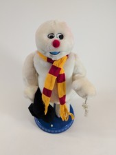 Gemmy Frosty The Snowman Animated Musical Holiday Figure Vintage Dancing TESTED picture