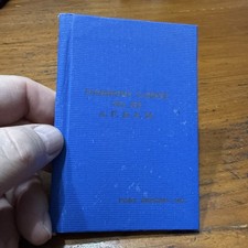 1923 Harmony Lodge Masonic Port Deposit Maryland Bi-Laws Book picture