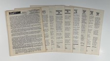 EDEN UNDERGROUND NEWS SERVICE 1977 Lot Barry Reid Lost Leftist Newsletter picture