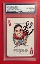 David Pollack Georgia Football Hero Decks Playing Card PSA DNA Signed Auto picture