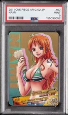 2011 CARDDASS ONE PIECE JAPANESE AR CARDDASS 02 #07 NAMI PSA 9 picture