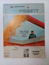 Massey Ferguson Farm Profit March- April 1967 Big Yields Advertising Book  picture