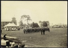 Fort Preble Soldiers at Outdoor Event Photo, ca. 1880s - South Portland, Maine picture