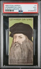 1899 Stollwerck #1 Leonardo Da Vinci PSA 3.5 Album 3 Group 99 *Should be a 5* picture