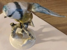ROSENTHAL PORCELAIN YELLOW BREASTED TIT FIGURINE BLAUMEISE FRITZ HEIDENREICH  picture