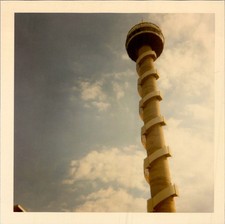 1969 Photograph San Antonio Tower of the Americas Spiral Staircase Kodak Print picture