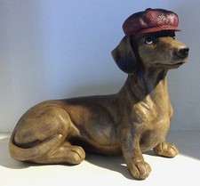 Dachshund Statue with Hat 12