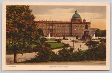 BERLIN Lustgarten & Schloß Palace Chromotint Postcard Germany J.W.B. 1910s picture