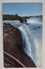 Postcard American Falls & Horseshoe Falls at Prospect Point in Niagara Falls, NY picture