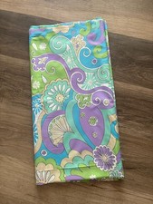 Vintage Cotton Blend Fabric Groovy Mod 60s Pucci-esque 3 yds picture