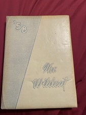 1958 The Wildcat Yearbook Lovington New Mexico High School Genealogy Book picture