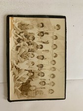Antique c.1910 School Or Camp Children Black and White Photograph picture