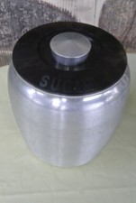VTG 50’s Kromex Spun Aluminum Canister Sugar picture