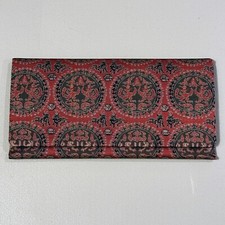 VTG Japanese Double Dragon Zodiac Vintage Double Pocket Fabric Wallet Japan New picture