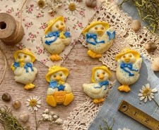 Vintage Duck Googly Eye Fridge Magnets Cottagecore Country Farmhouse Magnets Lot picture