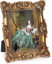 5X7 Picture Frame Vintage Gold Frames Ornate Textured Hand-Crafted R... picture