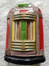 Whirlitzer Ceramic Jukebox Coin Bank – Vintage – Music Box non-Working – Display picture