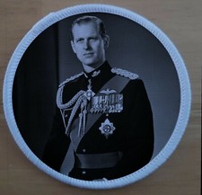 HRH Prince Philip Patch Badge Sublimation 3” picture
