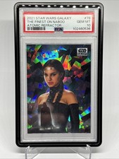 2021 Topps Star Wars Galaxy The Finest on Naboo Atomic Refractor /150 PSA 10 🔥 picture